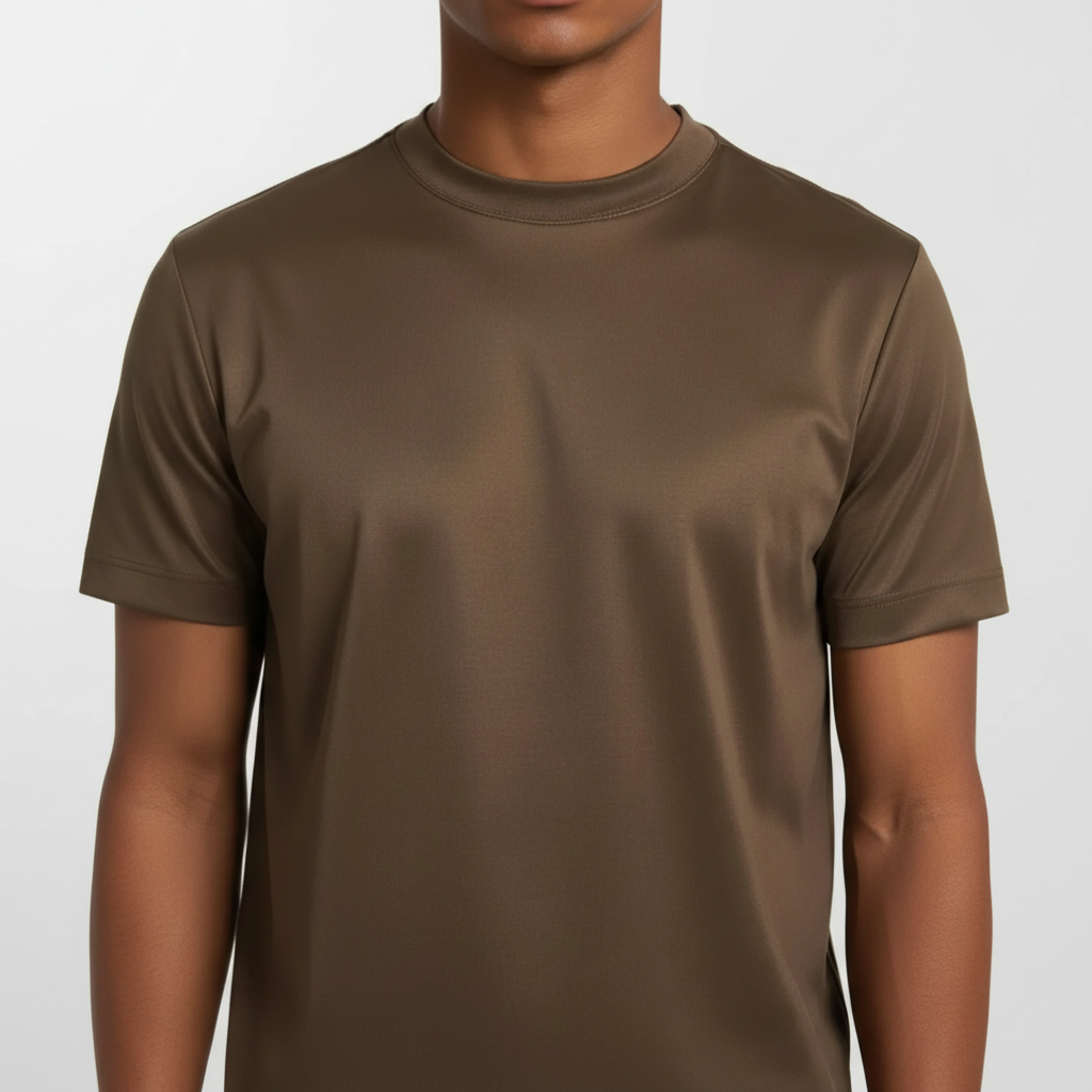 BROWN LUXE SHIRT