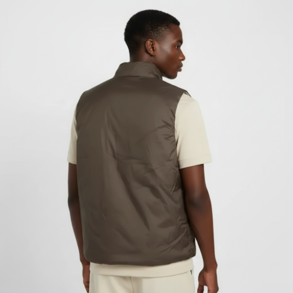 BROWN DUAL BODYWARMER