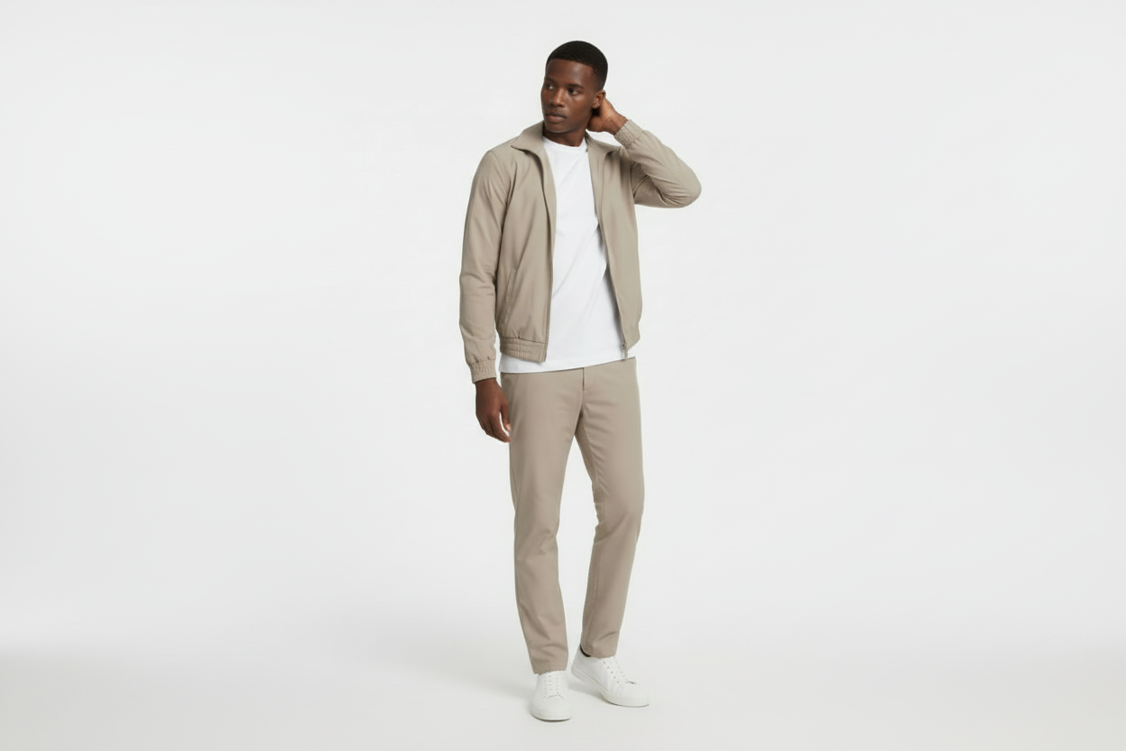 BEIGE TECH SUIT