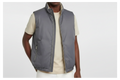 Grijze bodywarmer voorkant zonder tekst